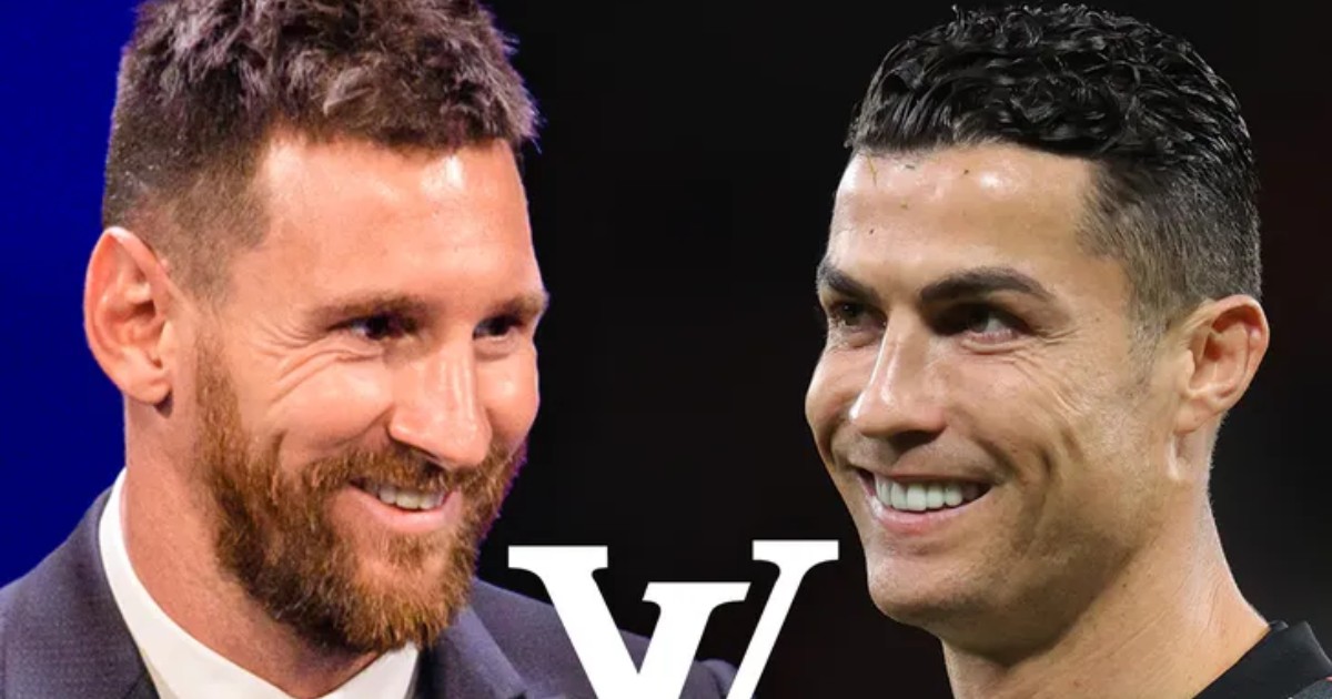 Bức ảnh Ronaldo - Messi “đọ cờ” chỉ là photoshop