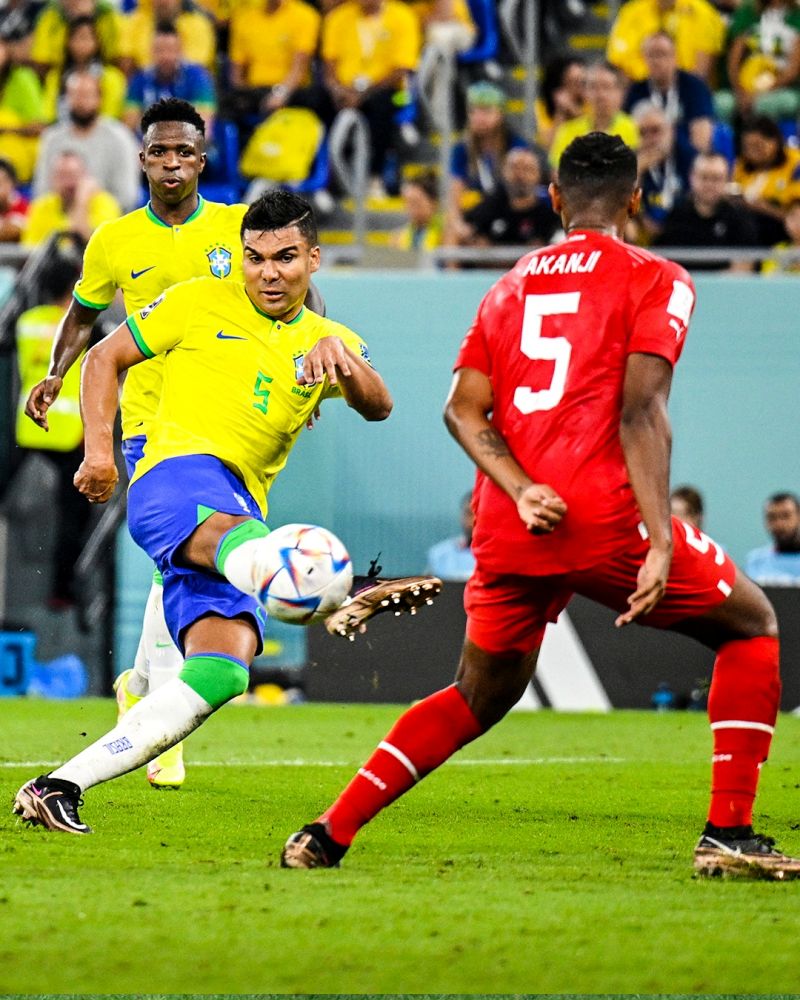 Casemiro lập siêu phẩm, mang về thắng lợi cho Brazil trước Thụy Sĩ