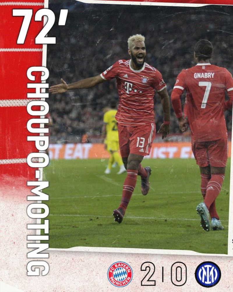 Choupo-Moting ấn định thắng lợi cho Bayern Munich