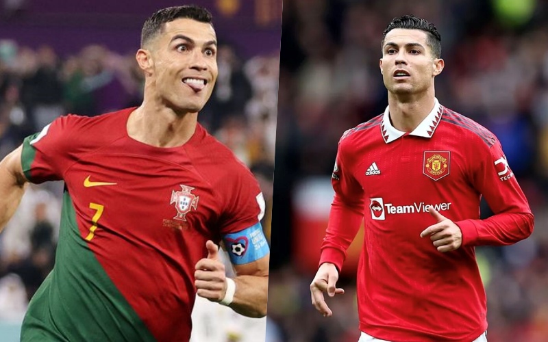 Cristiano Ronaldo đang thi đấu cho tuyển Bồ Đào Nha ở World Cup 2022 sau khi chính thức chia tay Manchester United