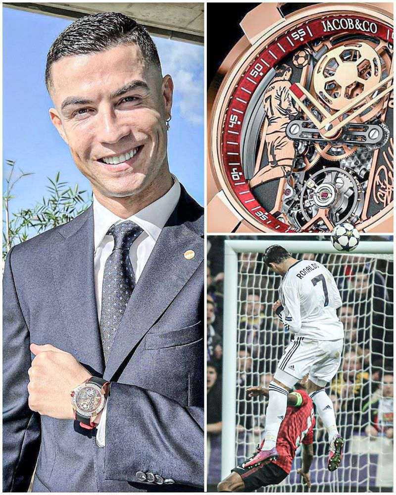 Ronaldo hợp tác với hãng đồng hồ nổi tiếng