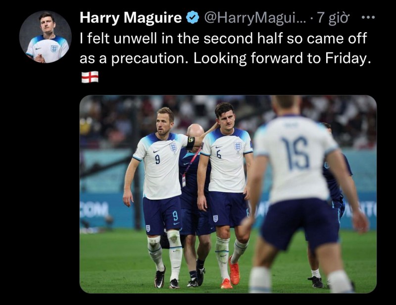 Maguire xác nhận mọi thứ không quá nghiêm trọng