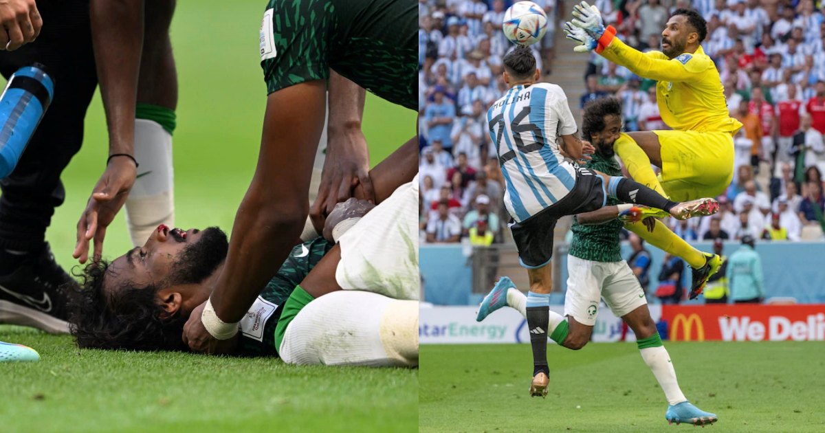 Hậu vệ Saudi Arabia và ca chấn thương khủng khiếp sau trận thắng Argentina