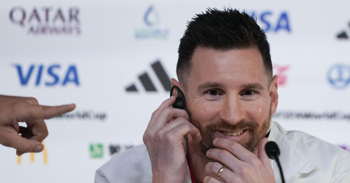 Họp báo trước trận, Messi hào hứng với World Cup 2022 | Hình 1