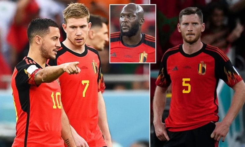 Kevin De Bruyne, Eden Hazard và Jan Vertonghen xảy ra tranh cãi, suýt tẩn nhau sau thất bại trước Morocco