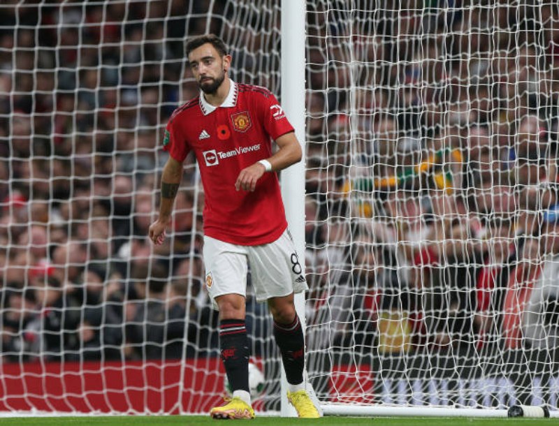 Kết quả Manchester United vs Aston Villa: Rashford đã việt vị trước khi chuyền cho Bruno