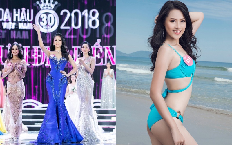 Nguyễn Hoàng Bảo Châu giành danh hiệu "Người đẹp biển" trong cuộc thi Hoa hậu Việt Nam 2018