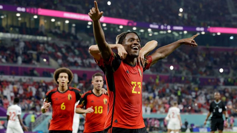 Đội tuyển Bỉ may mắn giành chiến thắng
