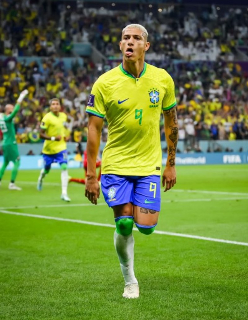 Richarlison ghi bàn mở tỷ số cho Brazil trước Serbia