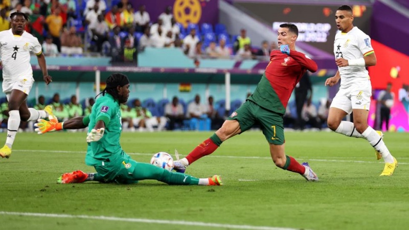 Ronaldo đóng góp 1 bàn thắng cho Bồ Đào Nha trước Ghana