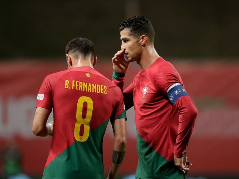 Sao BĐN phủ nhận Ronaldo và Bruno Fernandes mâu thuẫn