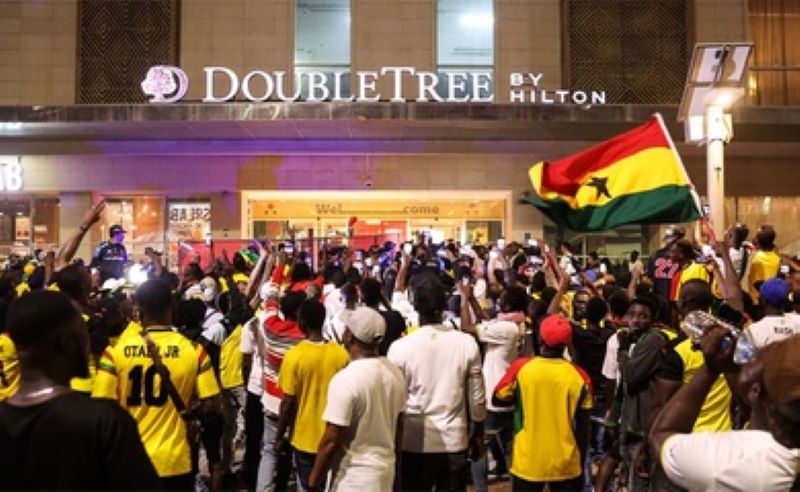 Khách sạn nơi Đội tuyển Ghana ở bị nguy cơ đánh bom