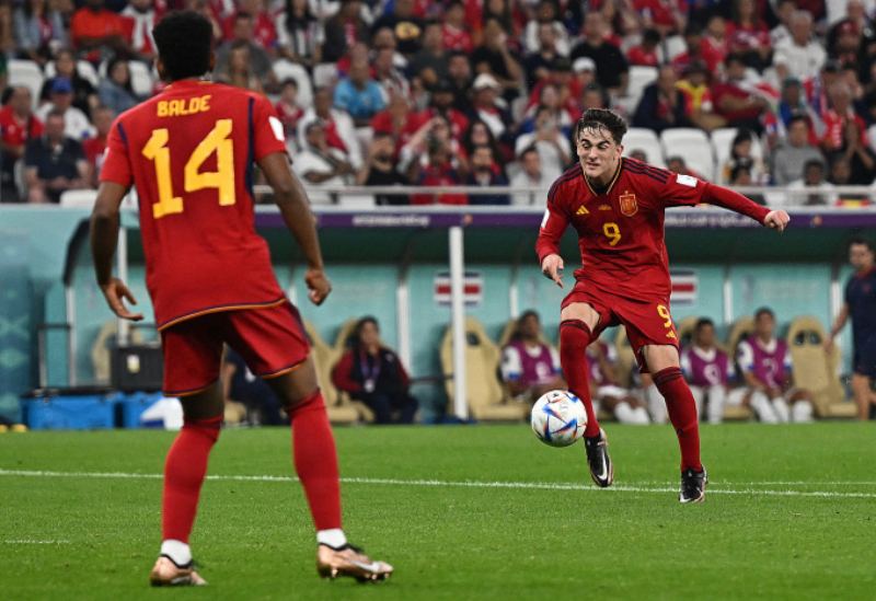 Kết quả Tây Ban Nha vs Costa Rica: Gavi góp dấu giày vào 1 bàn trực tiếp của Tây Ban Nha