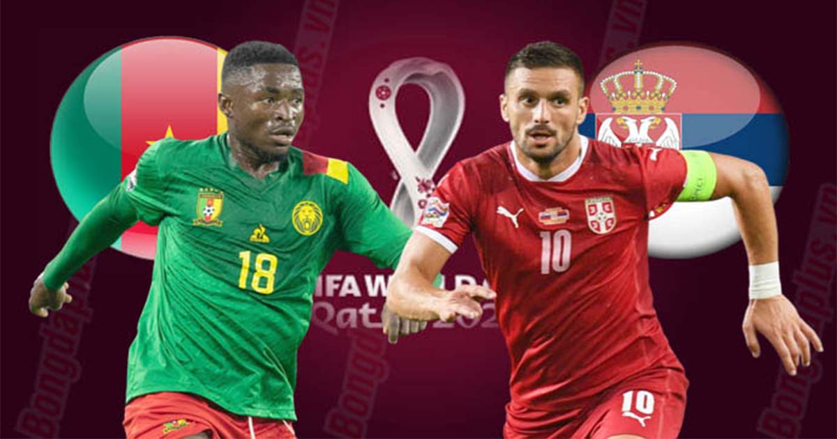 Thống kê, lịch sử đối đầu Cameroon vs Serbia (17h ngày 28/11)