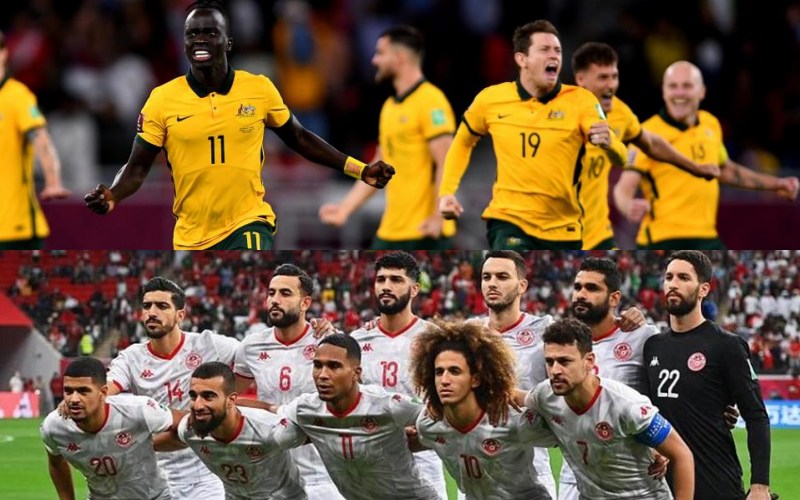 Tuyển Australia và Tunisia sẽ phải nỗ lực nhiều nếu muốn giành vé đi tiếp tại bảng D World Cup 2022