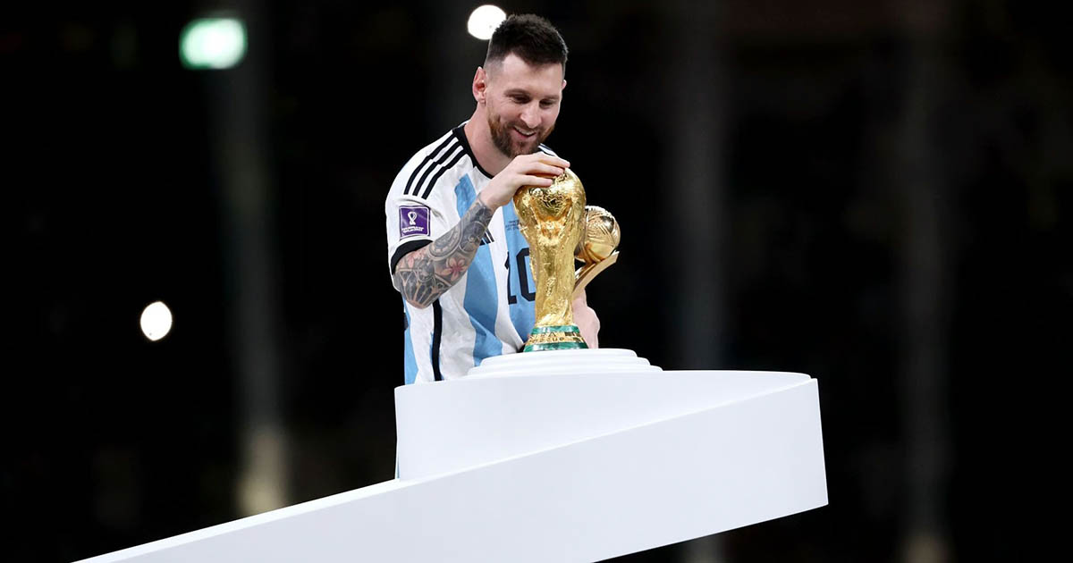 Messi mong muốn được khoe Cúp Vàng World Cup tại Paris