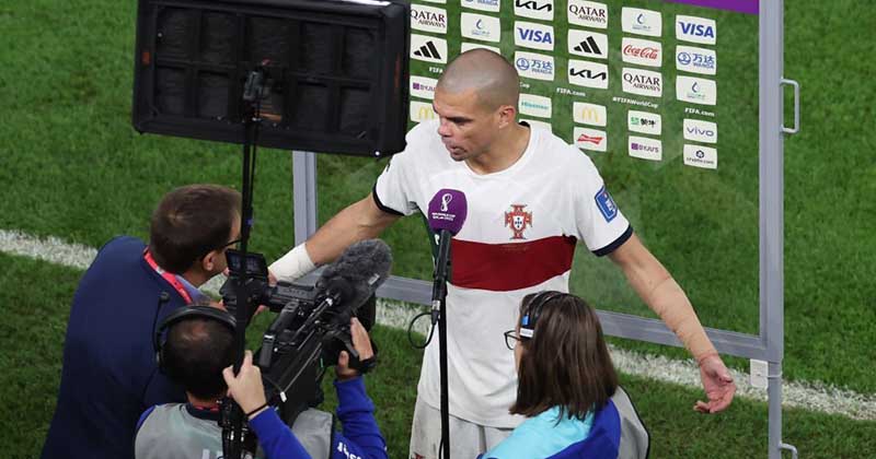 Pepe chỉ trích trọng tài sau trận thua Morocco