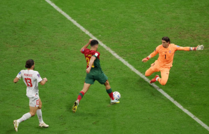 Kết quả Bồ Đào Nha vs Thụy Sĩ: Goncalo Ramos nâng tỷ số lên 5-1