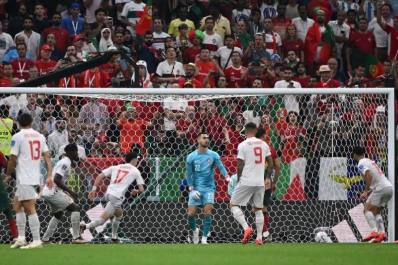 Kết quả Bồ Đào Nha vs Thụy Sĩ: Thụy Sĩ rút ngắn cách biệt