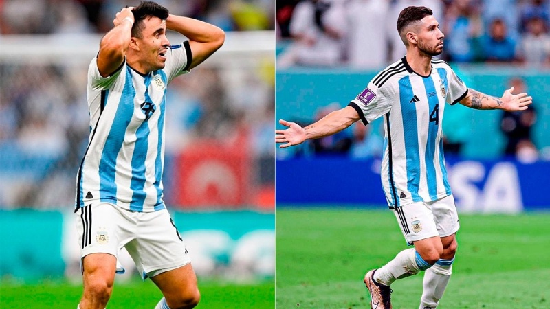 Bộ đôi hậu vệ biên Marcos Acuña và Gonzalo Montiel tái xuất tại chung kết sau án treo giò ở bán kết World Cup 2022