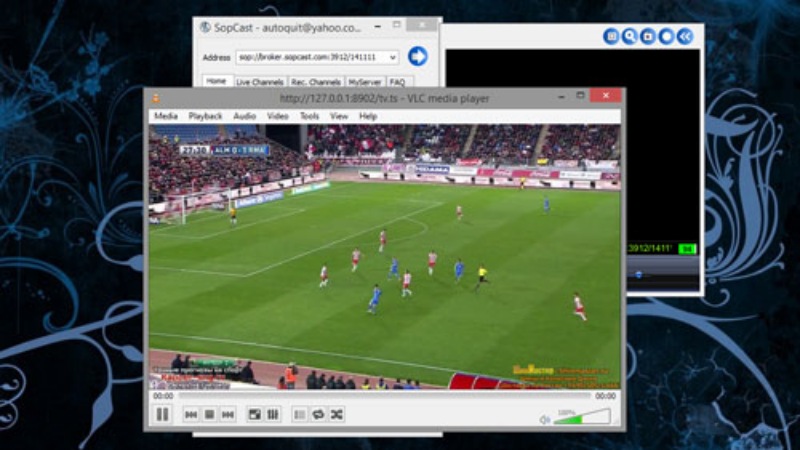 Cách xem bóng đá bằng link sopcast