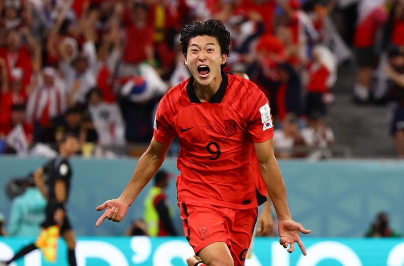 Cho Gue-Sung đã ghi 2 bàn tại World Cup 2022