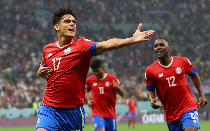 Kết quả Costa Rica vs Đức: Vargas ghi bàn thắng thứ 2 cho Costa Rica
