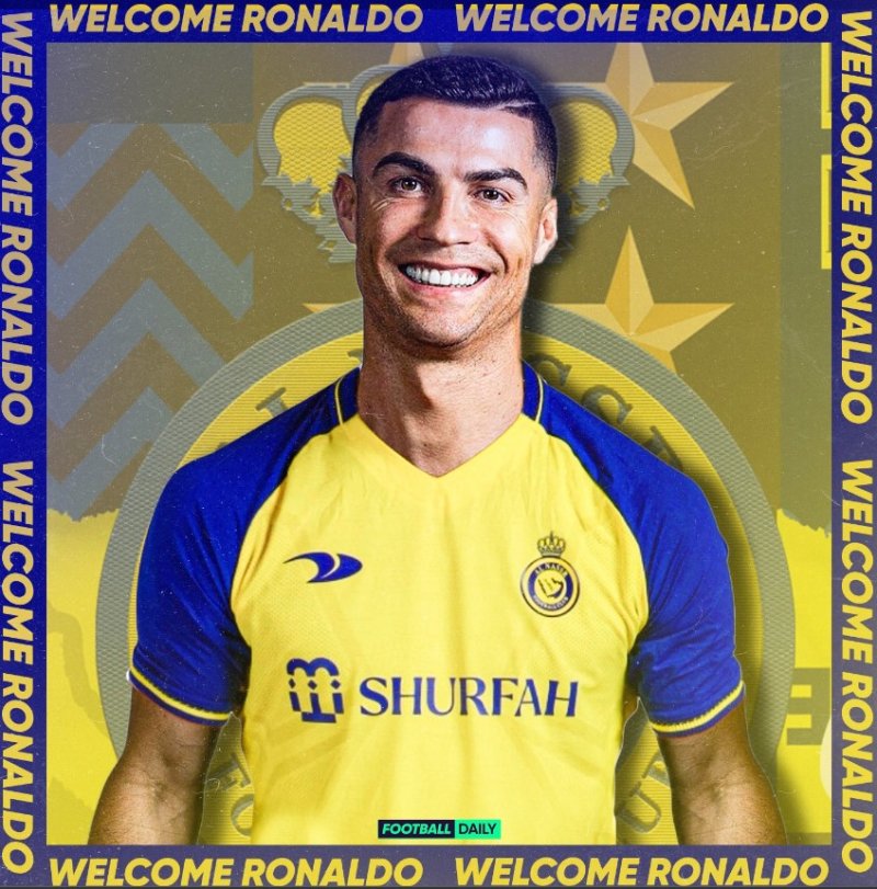 Cristiano Ronaldo hào hứng khi chuyển đến chơi tại giải VĐQG Saudi Arabi trong màu áo Al Nassr