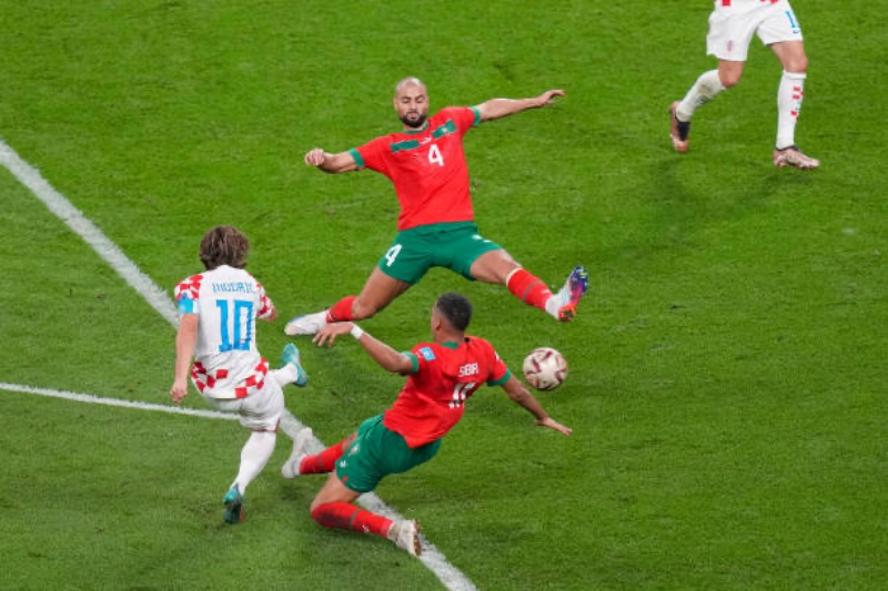 Kết quả Croatia vs Morocco: Cú sút nguy hiểm của Luka Modric