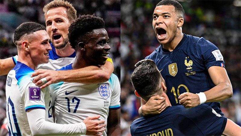 Đại chiến tứ kết World Cup 2022 giữa Anh vs Pháp