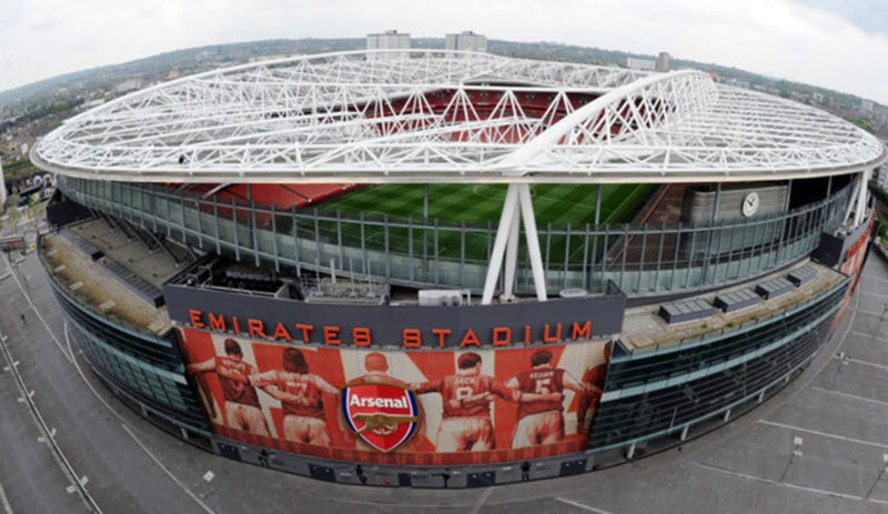 Emirates là sân nhà của Arsenal