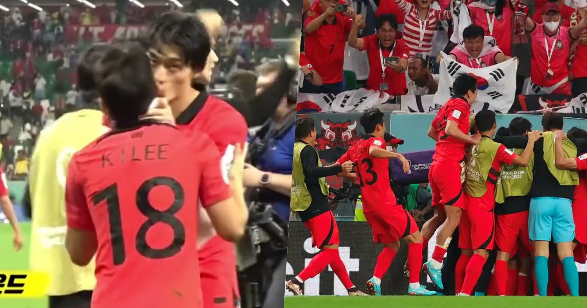 CLIP NÓNG! Hai sao tuyển Hàn Quốc bất ngờ ôm hôn nồng cháy ở World Cup 2022