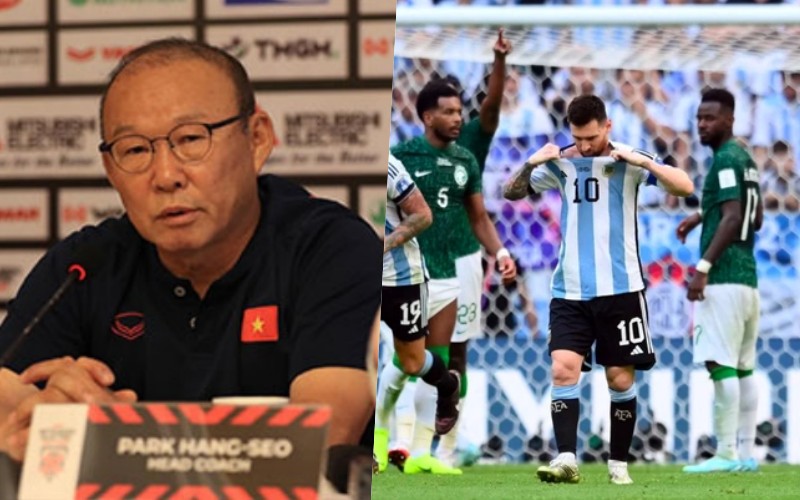HLV Park Hang-seo cho biết trận đầu ở AFF Cup 2022 sẽ khó khăn, bởi Argentina còn để thua Saudi Arabia trước khi lên ngôi World Cup 2022