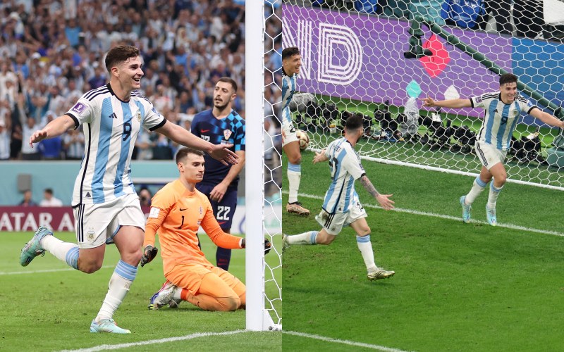Julián Álvarez và Lionel Messi rực sáng, đánh sập hàng thủ Croatia