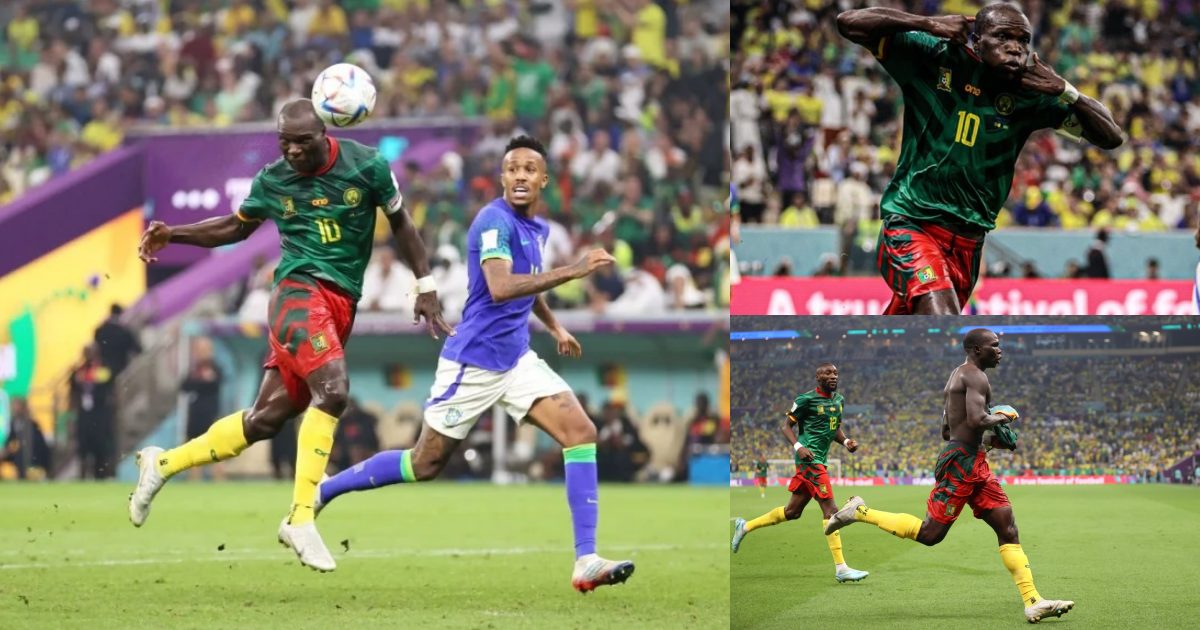 Kết quả Cameroon vs Brazil, 2h ngày 3/12 (Bảng G World Cup 2022)