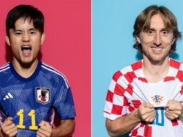 Lịch sử đối đầu Nhật Bản vs Croatia