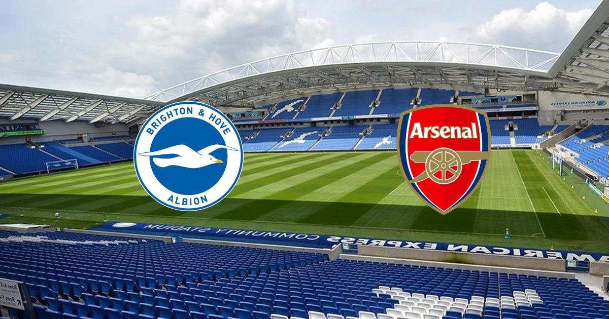 Link xem trực tiếp bóng đá Brighton vs Arsenal 0h30 ngày 1/1 miễn phí