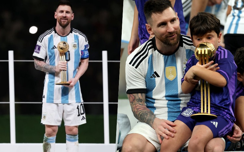 Lionel Messi nhận giải "Quả bóng vàng" World Cup 2022