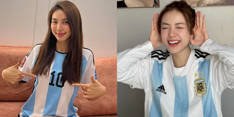 Đến cả hoa hậu Thùy Tiên và ca sĩ Phương Ly cũng ủng hộ Messi lên ngôi vô địch World Cup Qatar