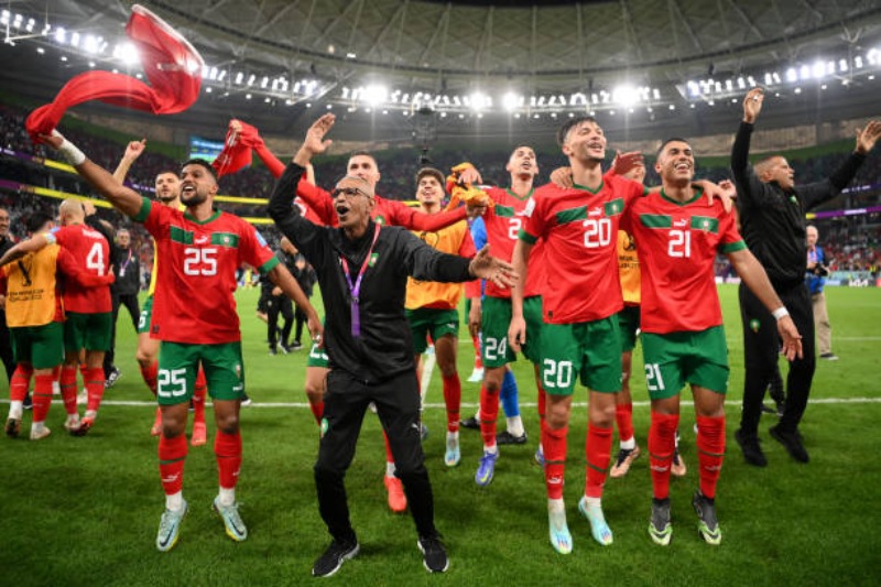 Morocco làm nên lịch sử khi là đội bóng Châu Phi đầu tiên góp mặt ở bán kết 1 kỳ World Cup