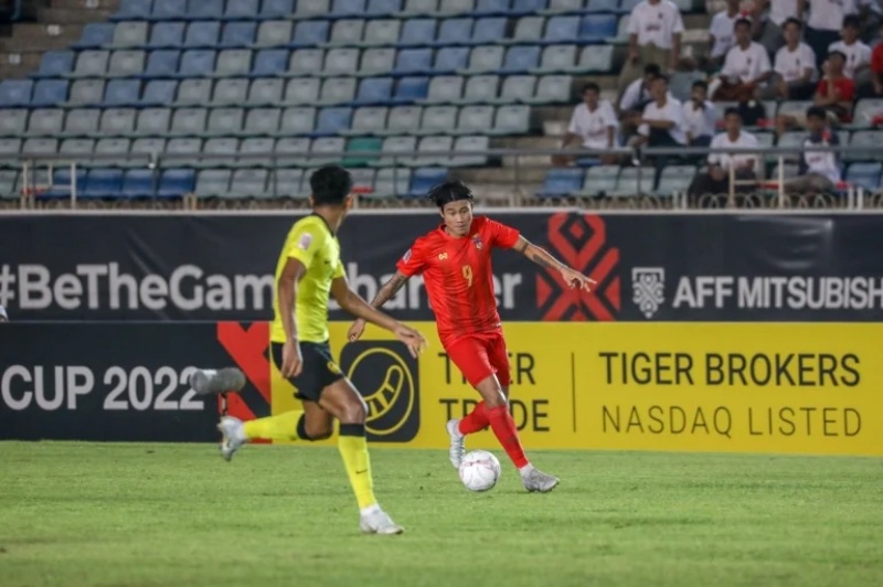 Myanmar thua Malaysia ở trận ra quân AFF Cup 2022