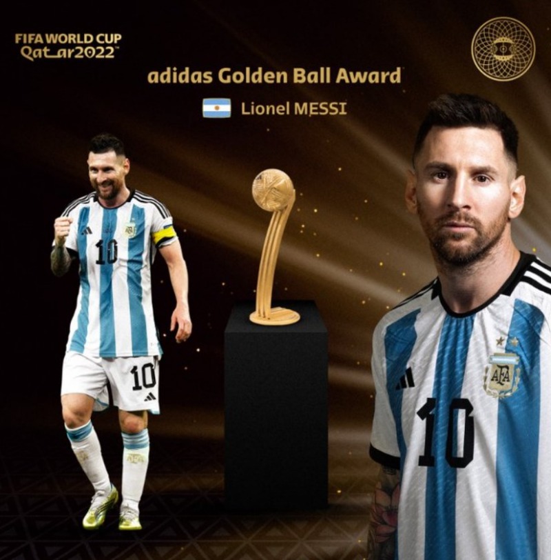 Quả bóng vàng World Cup 2022 Lionel Messi