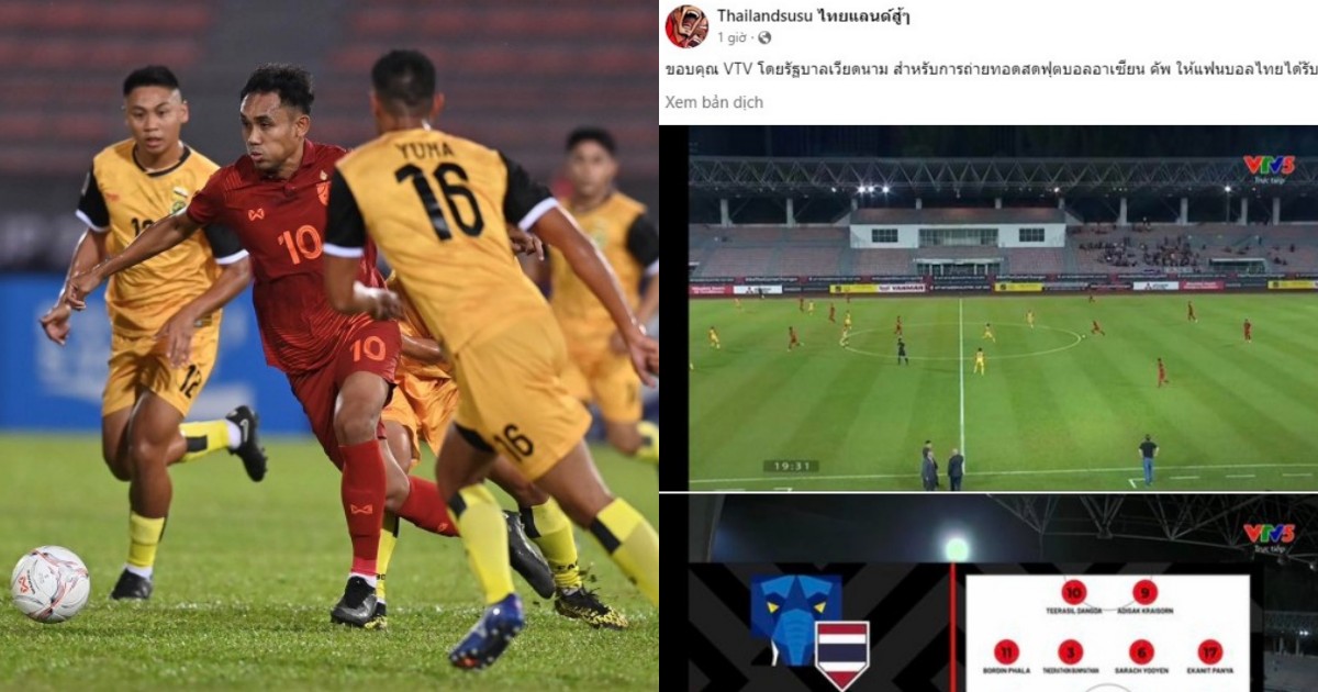 Khổ như người dân Thái: Xem AFF Cup qua VTV, cảm ơn Chính phủ Việt Nam rối rít!