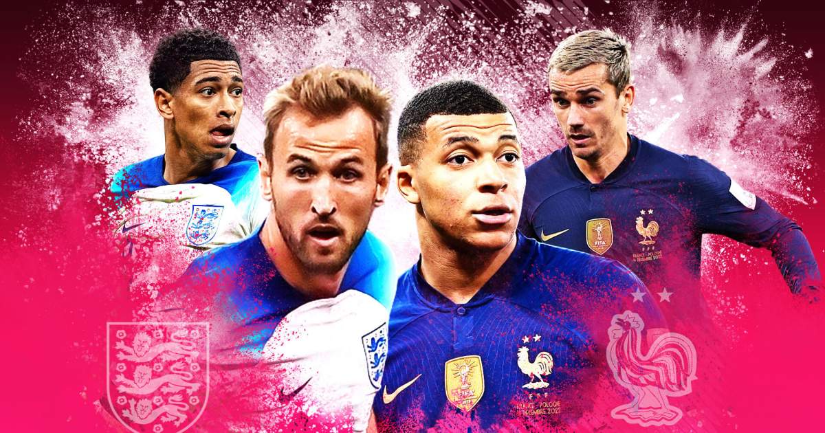 Những thống kê đặc biệt trước thềm đại chiến Anh vs Pháp tứ kết World Cup 2022