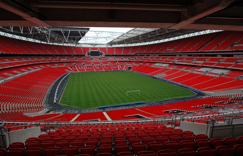 Top sân bóng đá lớn và đẹp nhất thế giới: Wembley Stadium