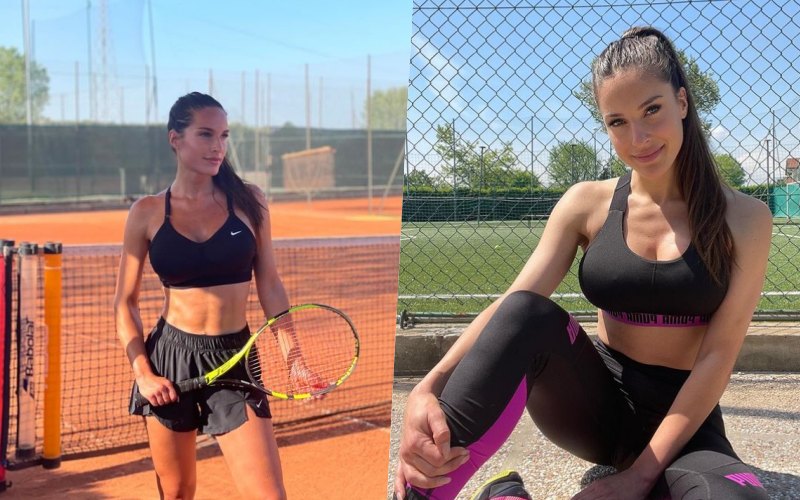 Agata Isabella Centasso chơi tennis