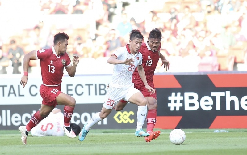 Đội tuyển Việt Nam và Indonesia đã bất phân thắng bại trong trận bán kết lượt đi