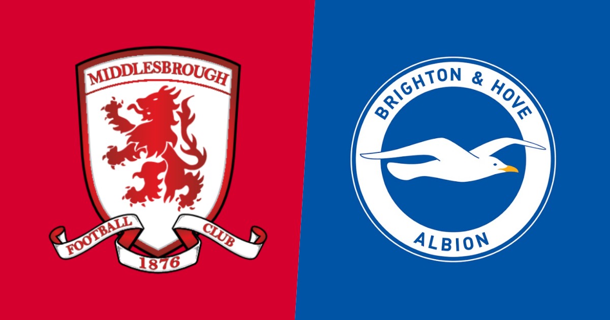 Thống kê, lịch sử đối đầu Middlesbrough vs Brighton (22h ngày 7/1)