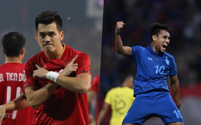 Nguyễn Tiến Linh và Teerasil Dangda tranh đua nhau cho danh hiệu Vua phá lưới AFF Cup 2022