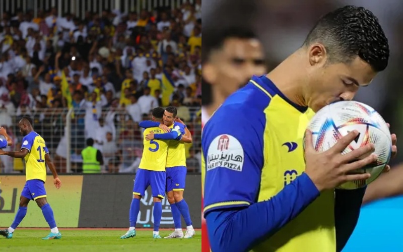 Cristiano Ronaldo ghi cả 4 bàn trong chiến thắng 4-0 của Al-Nassr trước Al-Wehda